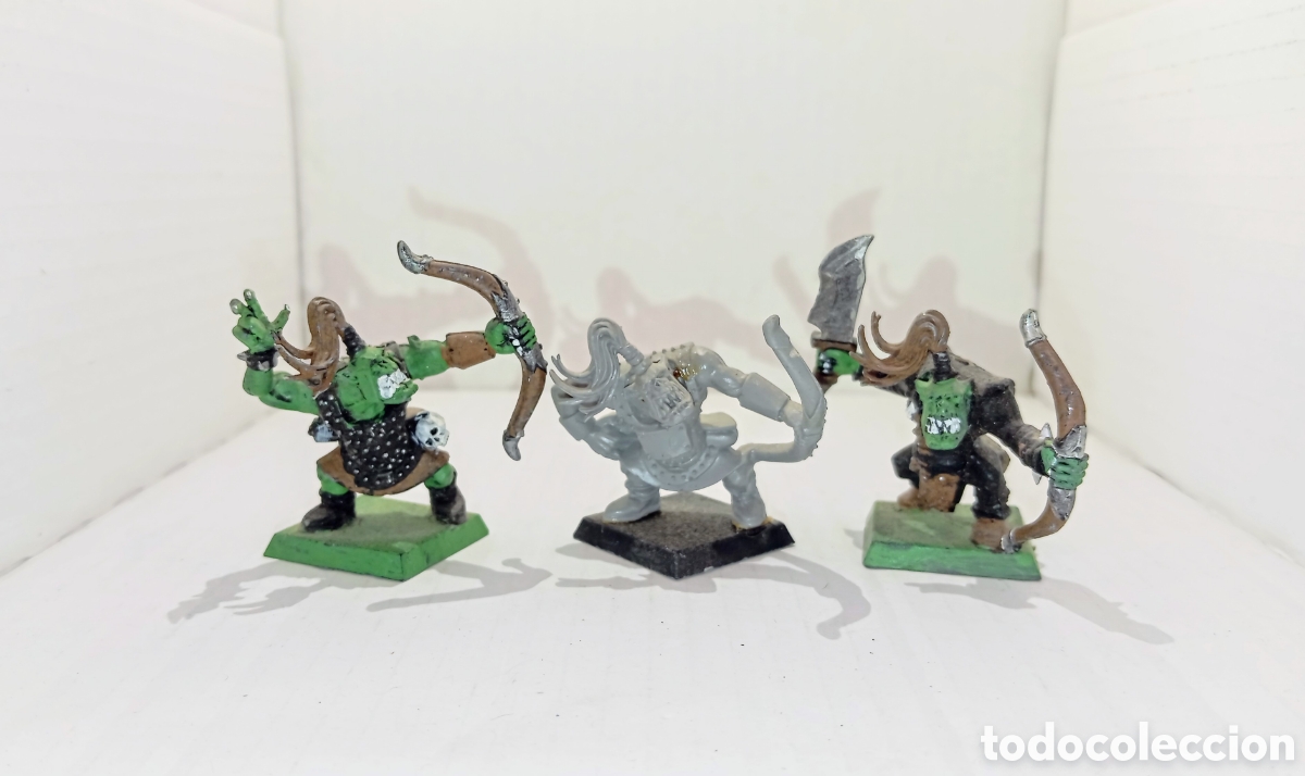 Juegos antiguos: LOTE 78-2/ORCOS ARQUEROS/ WARHAMMER / - Foto 1