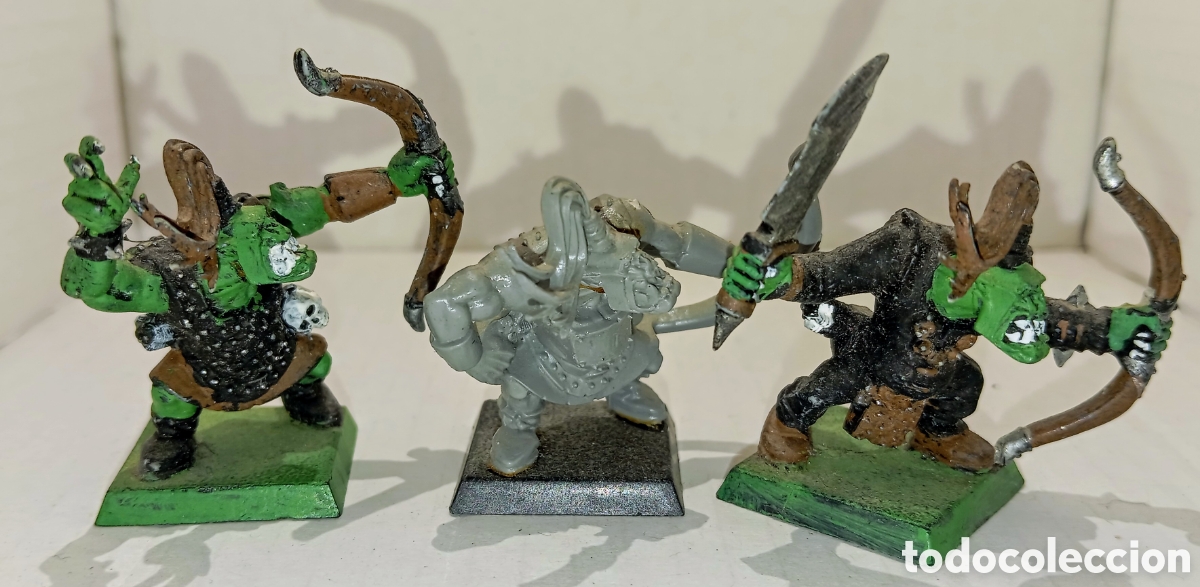 Juegos antiguos: LOTE 78-2/ORCOS ARQUEROS/ WARHAMMER / - Foto 2