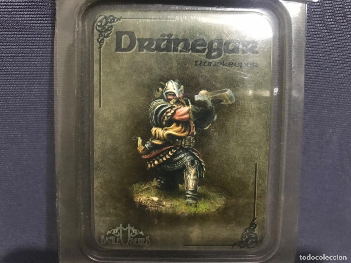 Juegos antiguos: figura Warhammer Drunegar - Foto 3