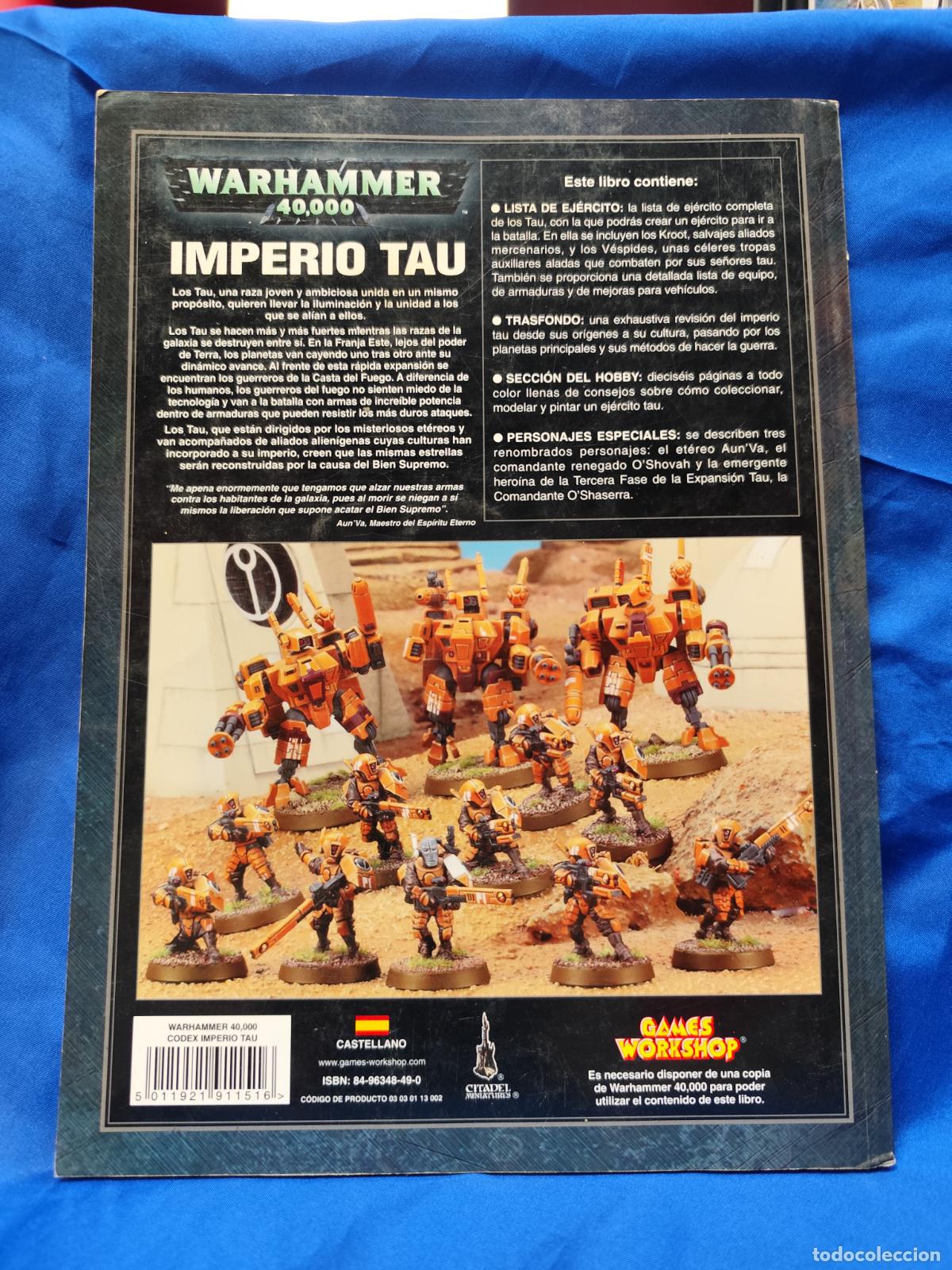 Juegos antiguos: IMPERIO TAU /WARHAMMER 40000 CODES / GAMES WORKSHOP - Foto 2