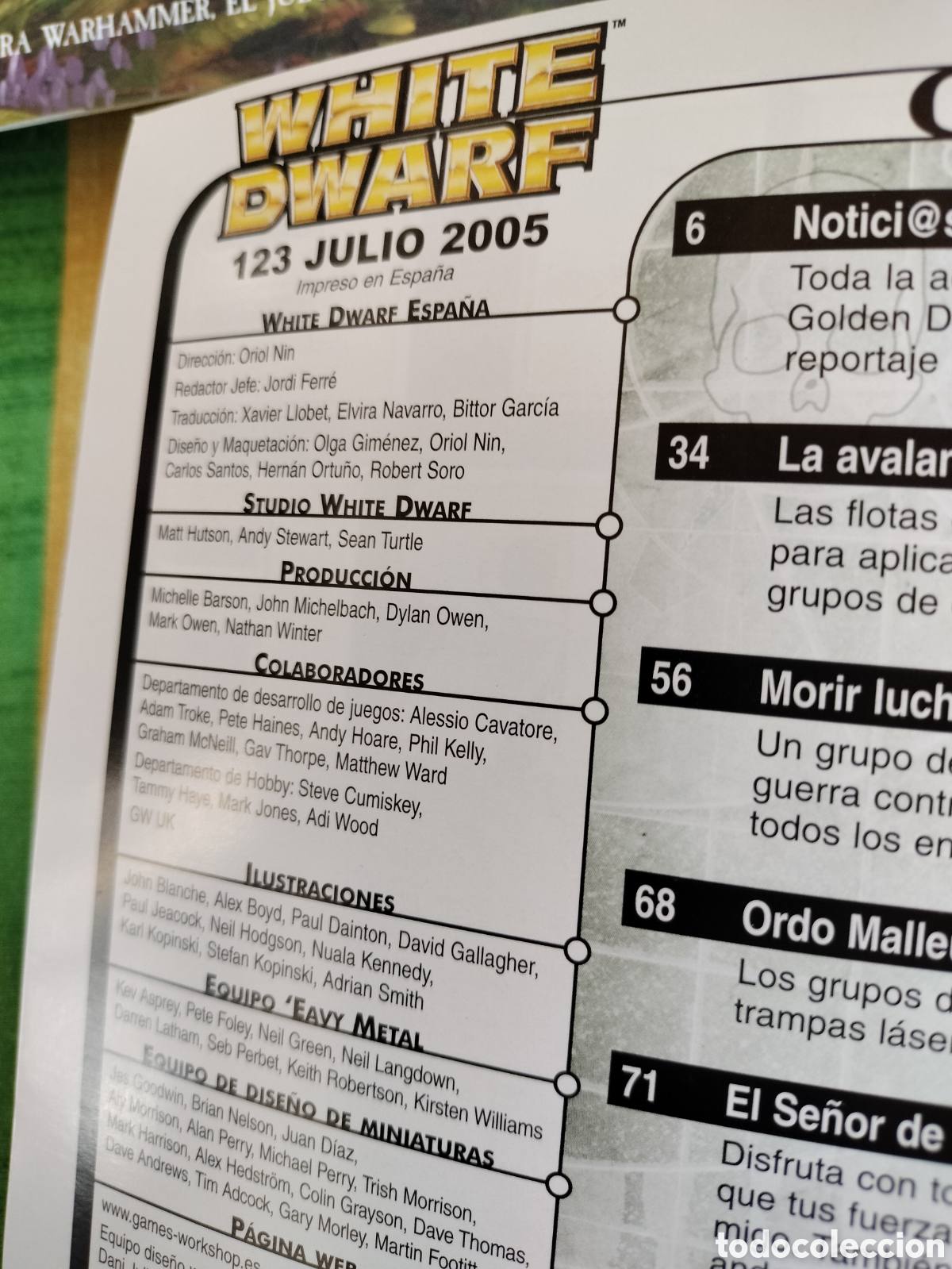 Juegos antiguos: White dwarf n&uacute;mero julio 123 - Foto 2