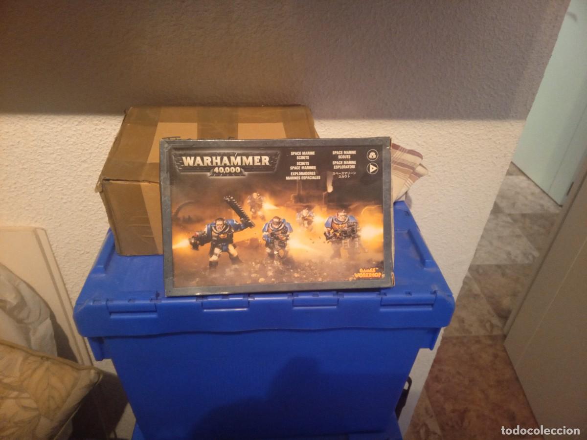 Juegos antiguos: Warhammer 40.000 Space marines scouts - Foto 2