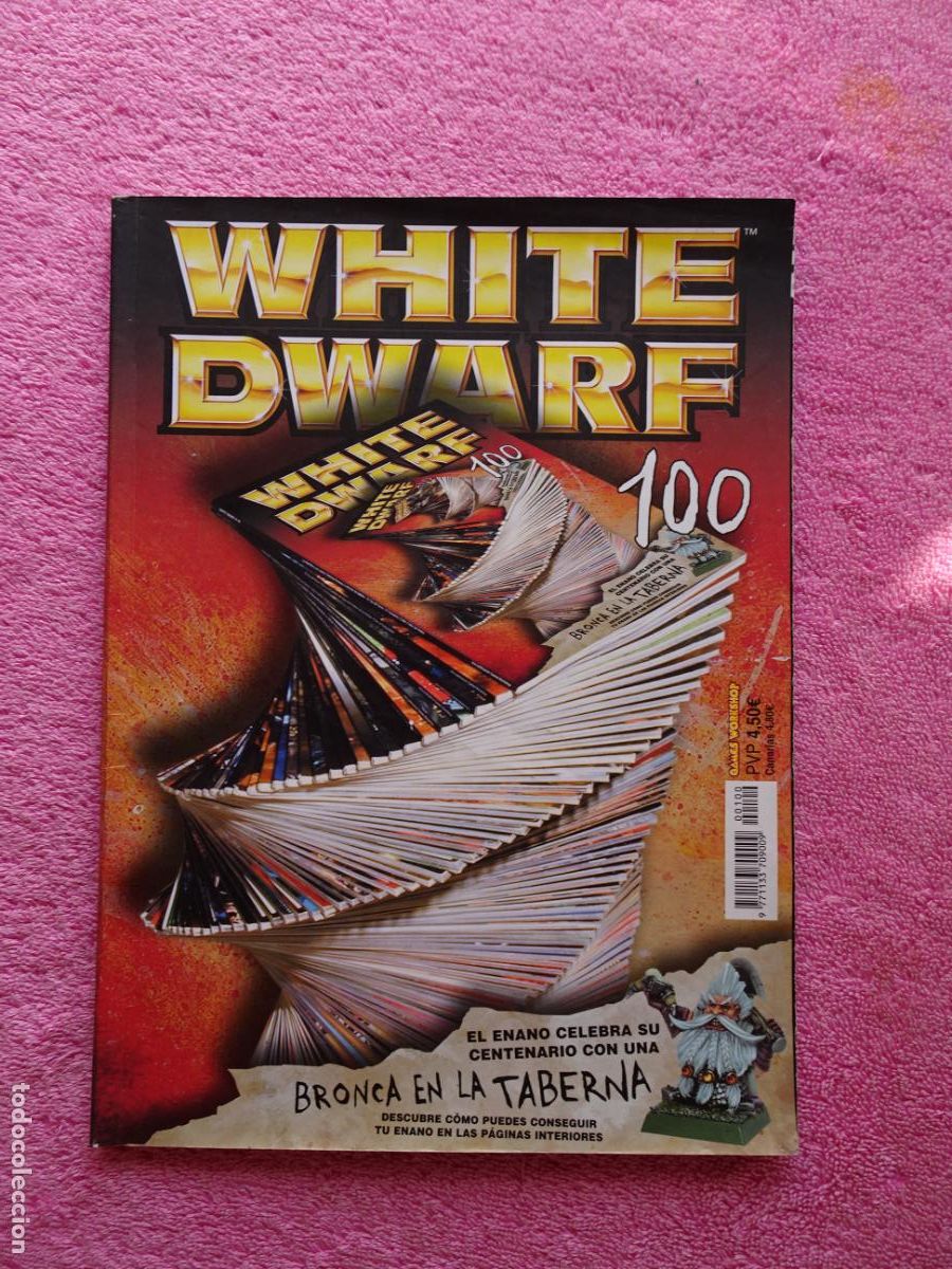 Juegos antiguos: white dwarf 100 el enano celebra su centenario con bronca en la taberna games workshop 2003 - Foto 1