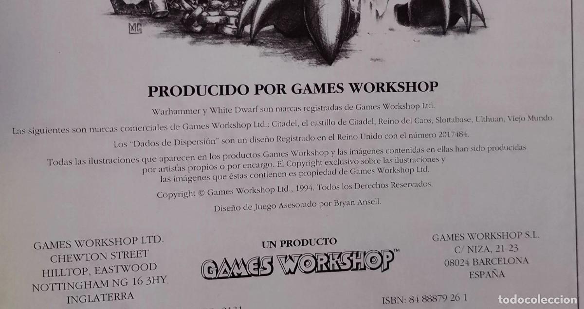 Juegos antiguos: LIBRO SUPLEMENTO WARHAMMER ORCOS Y GOBLINS 1994 GAMES WORKSHOP - Foto 5