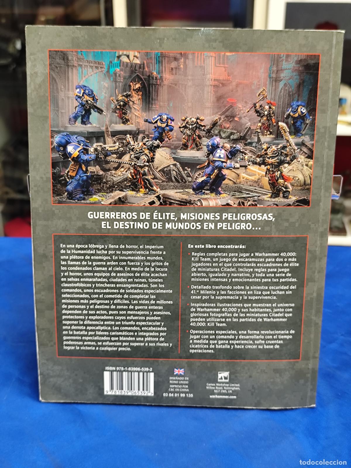 Juegos antiguos: WARHAMMER 40000 - KILL TEAM - LIBRO BASICO - Foto 2