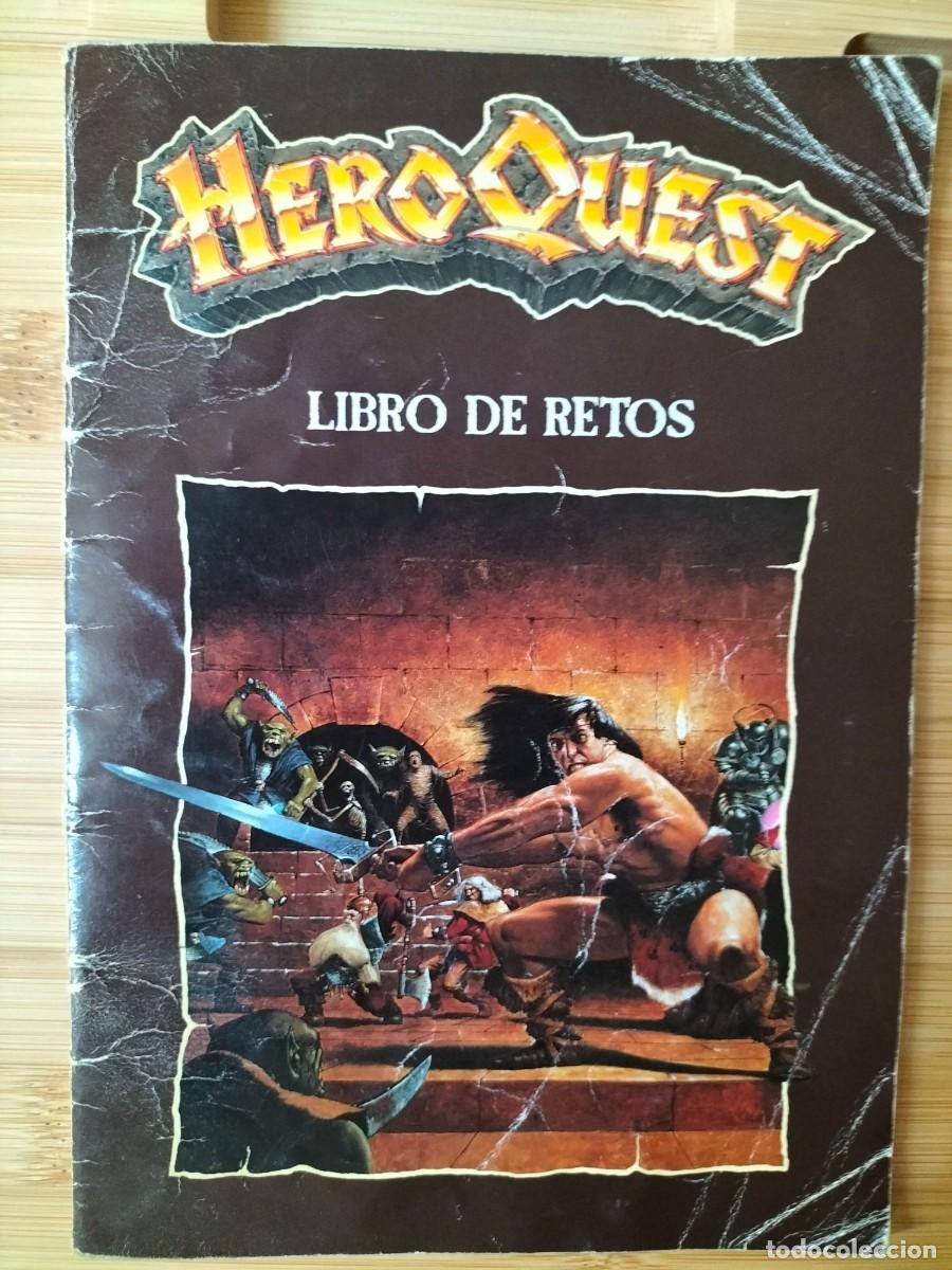 Juegos antiguos: Heroquest - libro de retos - citadel - games workshop - Foto 1