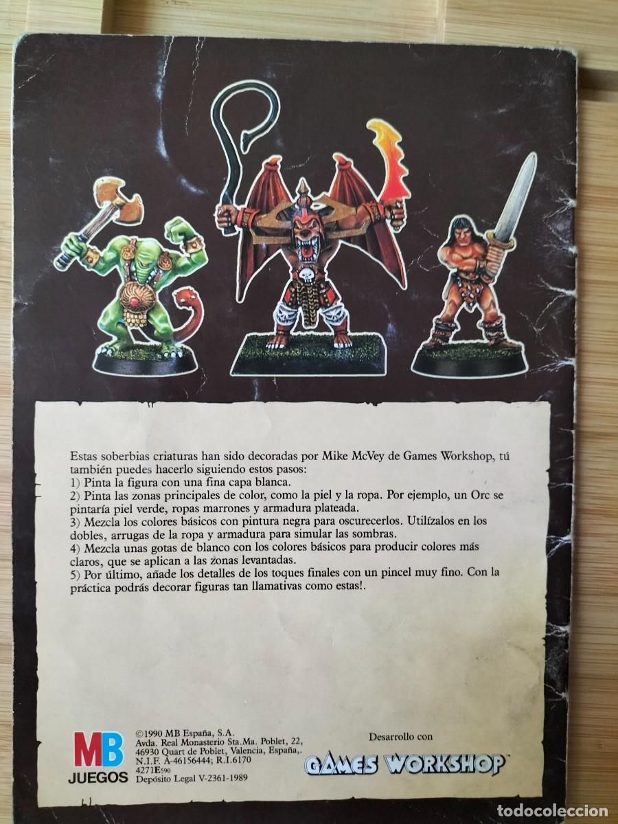 Juegos antiguos: Heroquest - libro de retos - citadel - games workshop - Foto 2