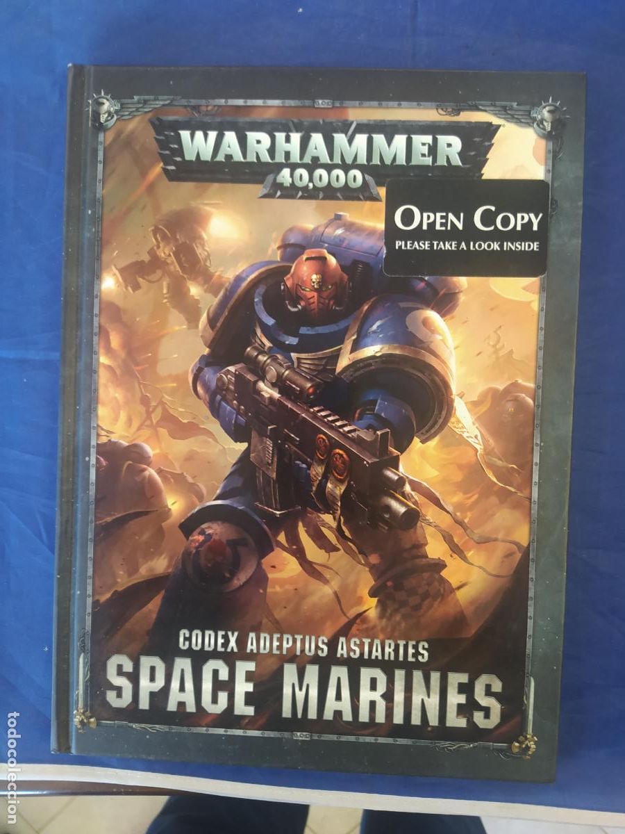 Juegos antiguos: Warhammer 40000 codex adeptus startes space marines - Foto 1