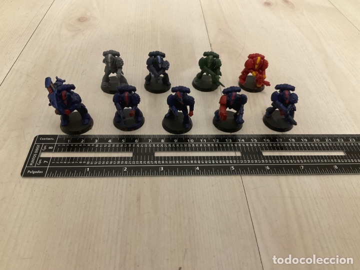 Juegos antiguos: 9 space marines Oldhammer W40K - Foto 2