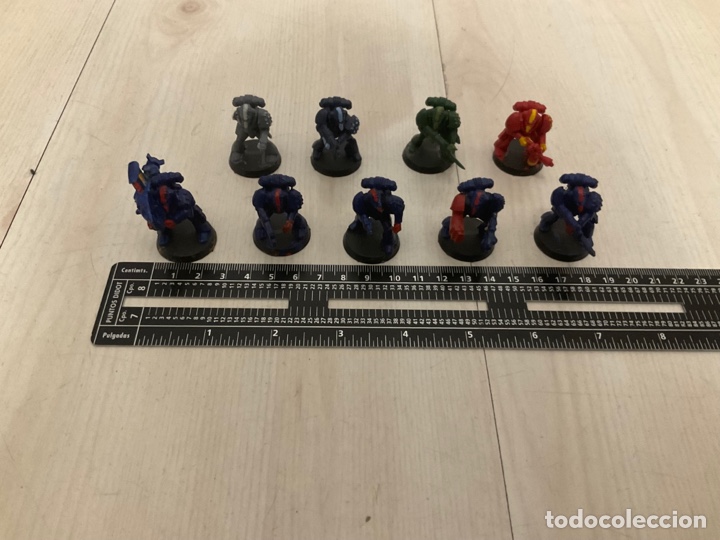 Juegos antiguos: 9 space marines Oldhammer W40K - Foto 1