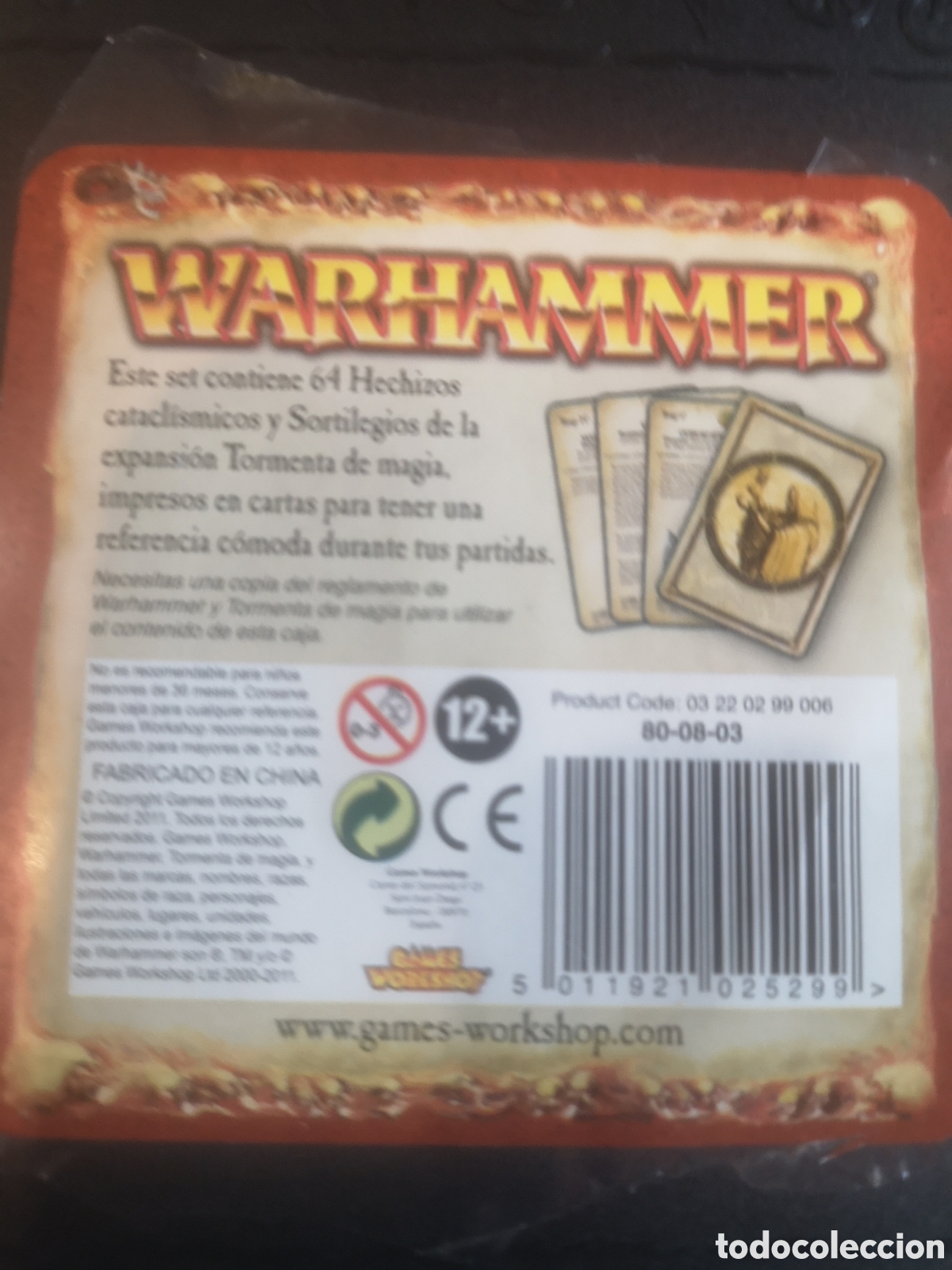 Juegos antiguos: WARHAMMER - LOTE CARTAS - TARJETAS - Foto 7