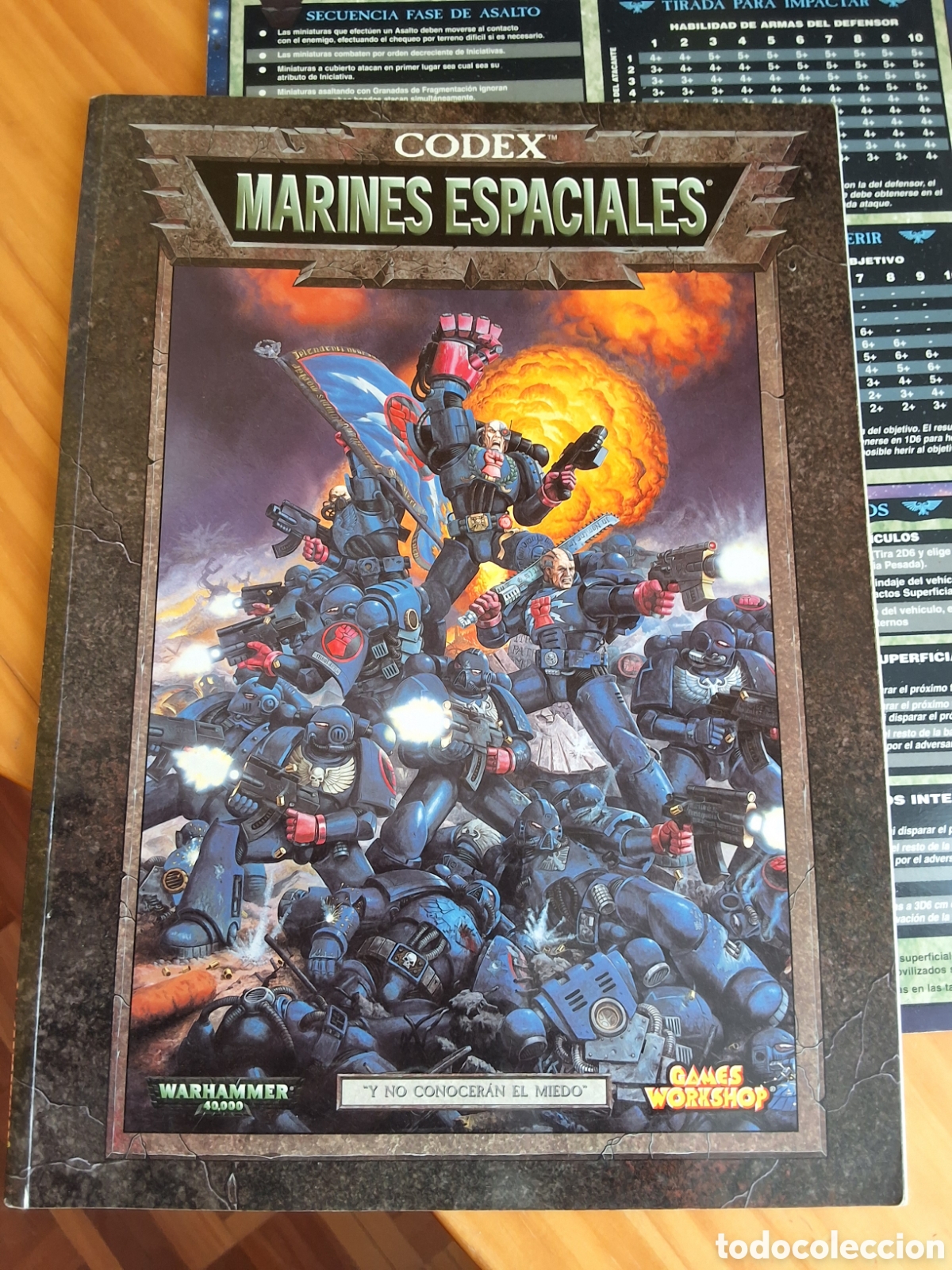 Juegos antiguos: Marines espaciales codex warhammer revista games workshop - Foto 1