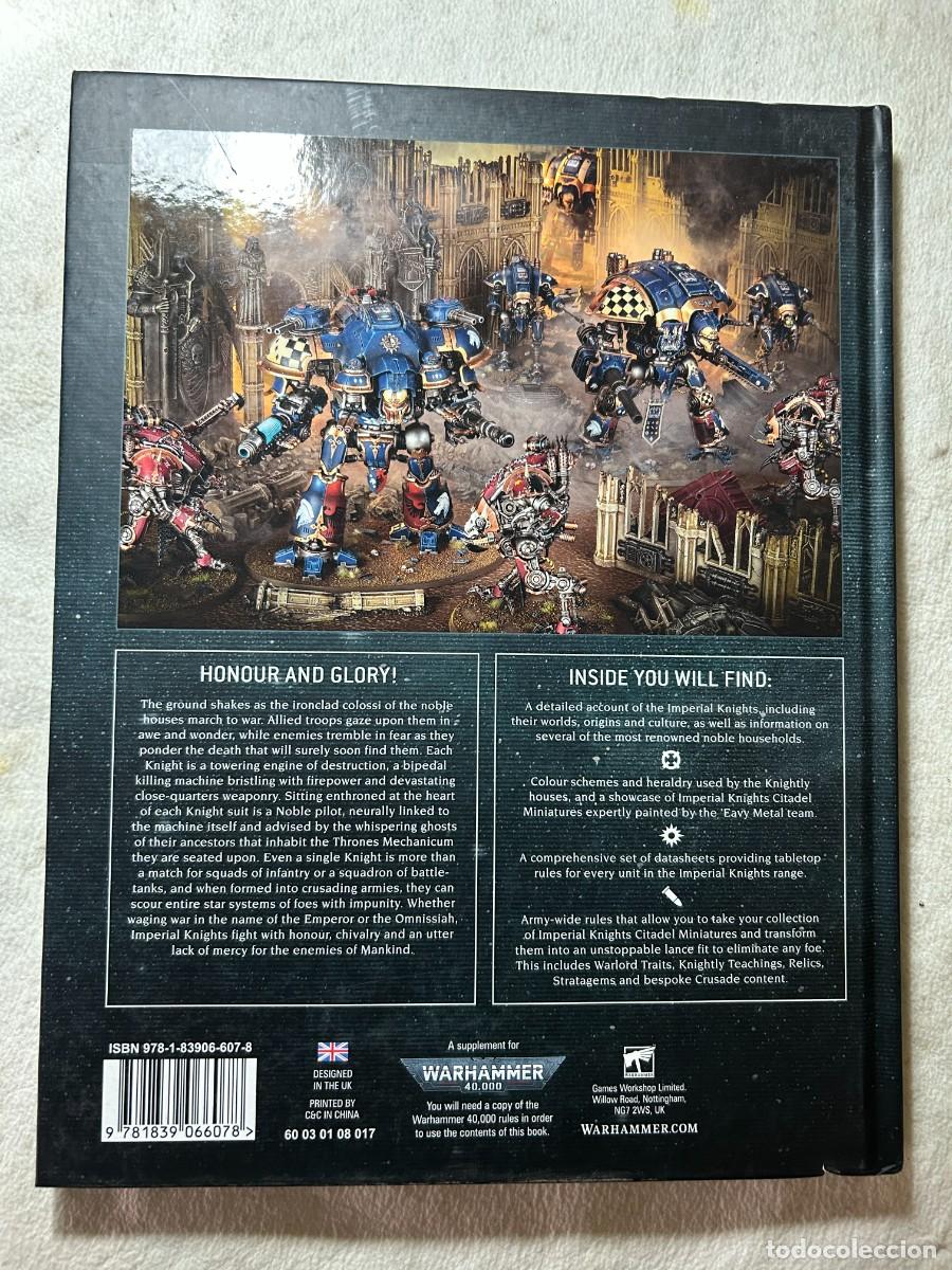 Juegos antiguos: WARHAMMER 40.000 CODEX IMPERIAL KNIGHTS - Foto 2