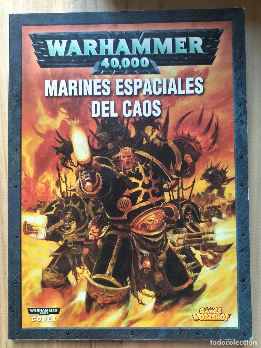 Juegos antiguos: Warhammer 40000 - Codex Marines Espaciales del Caos - Games Workshop - Citadel - Foto 1