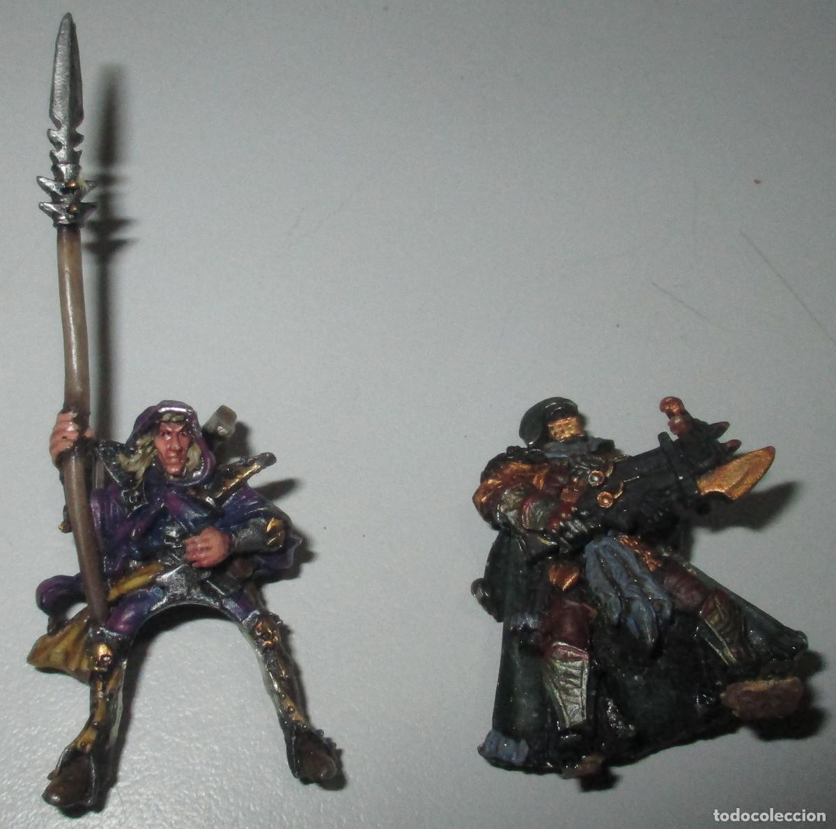 Juegos antiguos: WARHAMMER, lote figuras metal - Foto 1