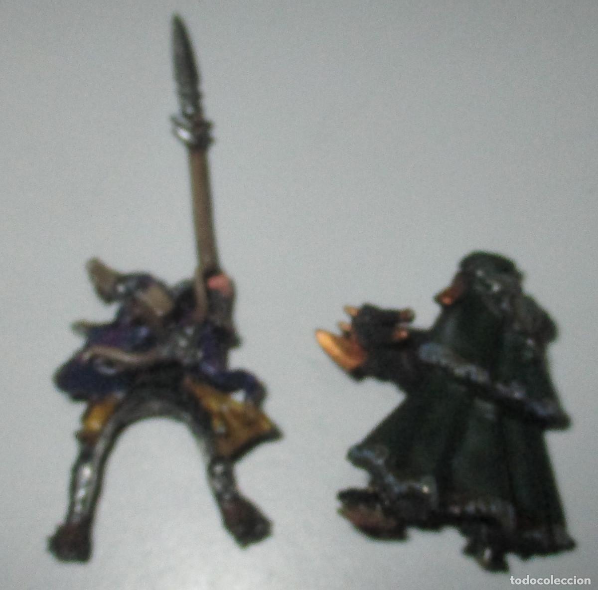 Juegos antiguos: WARHAMMER, lote figuras metal - Foto 2