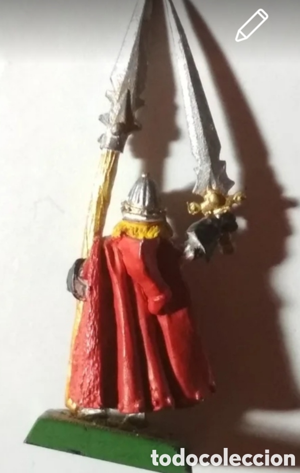 Juegos antiguos: Figura hierro retro Warhammer - Foto 2