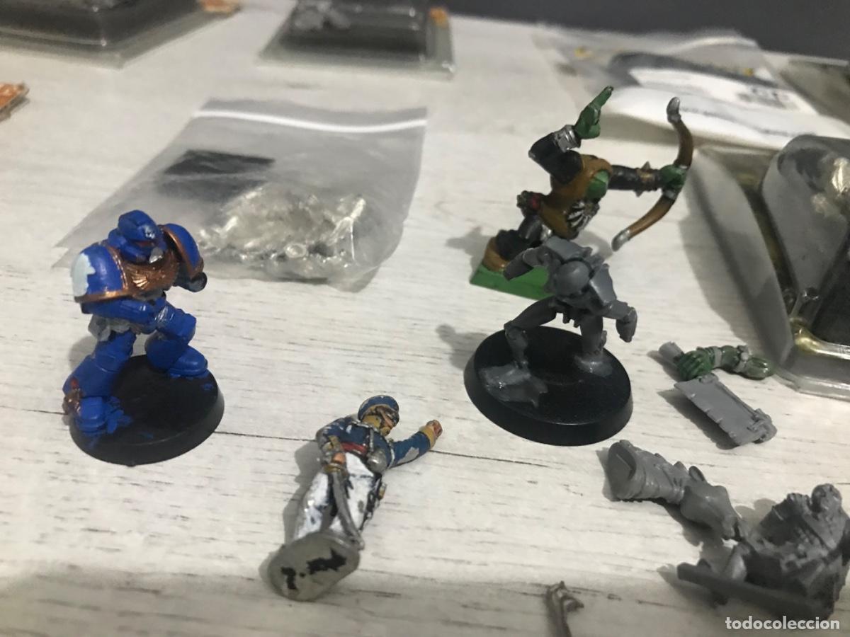 Juegos antiguos: Lote de figuras y accesorios warhammer - Foto 9