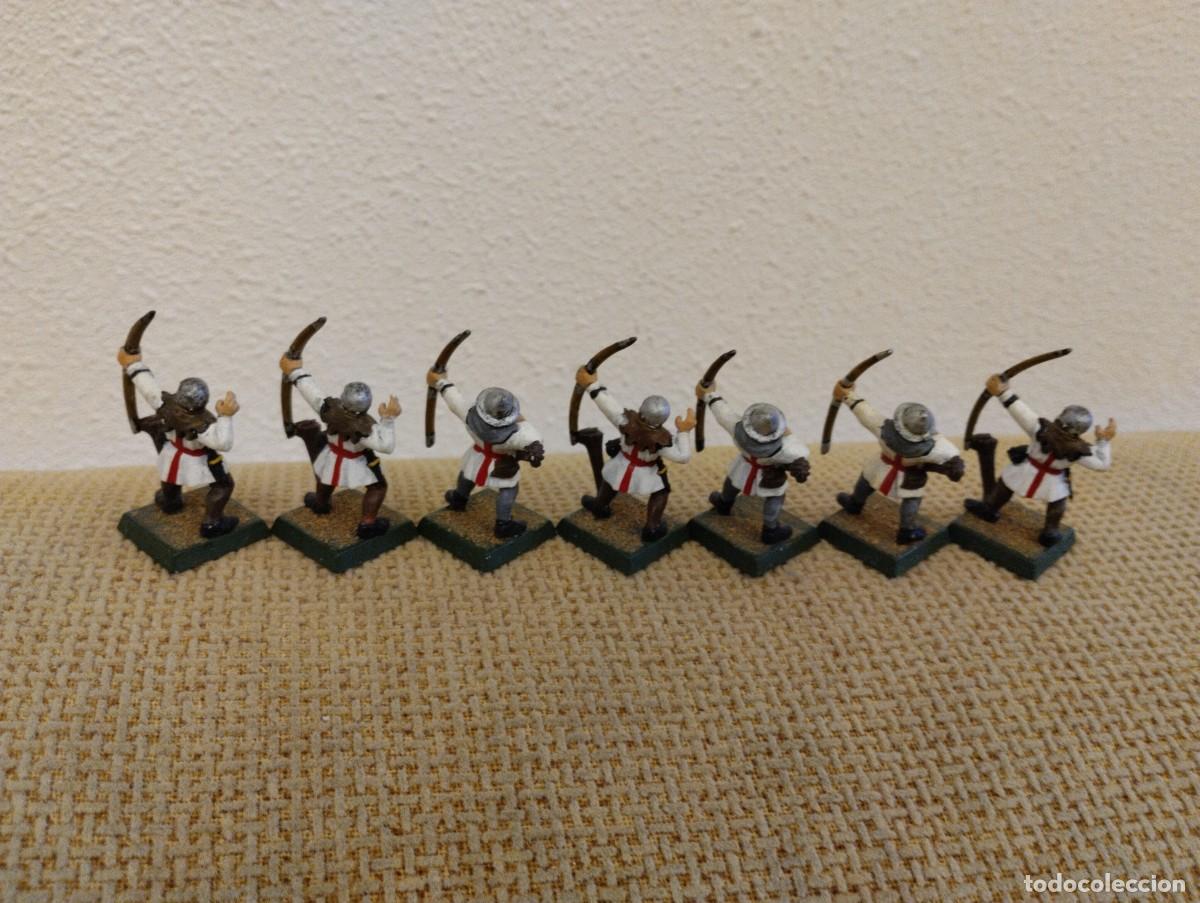 Juegos antiguos: Lote arqueros Warhammer - Foto 2