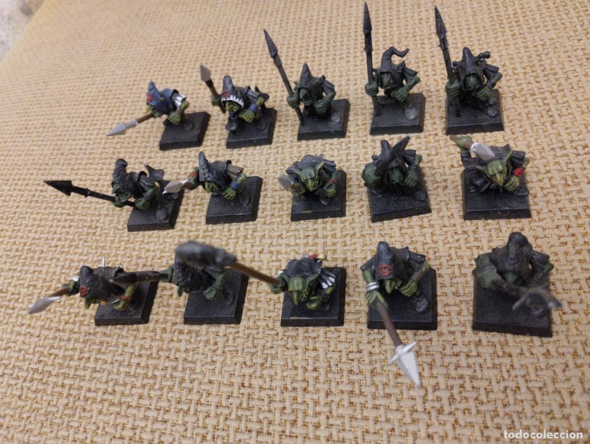 Juegos antiguos: Ejercito lanceros Goblins nocturnos - Foto 1