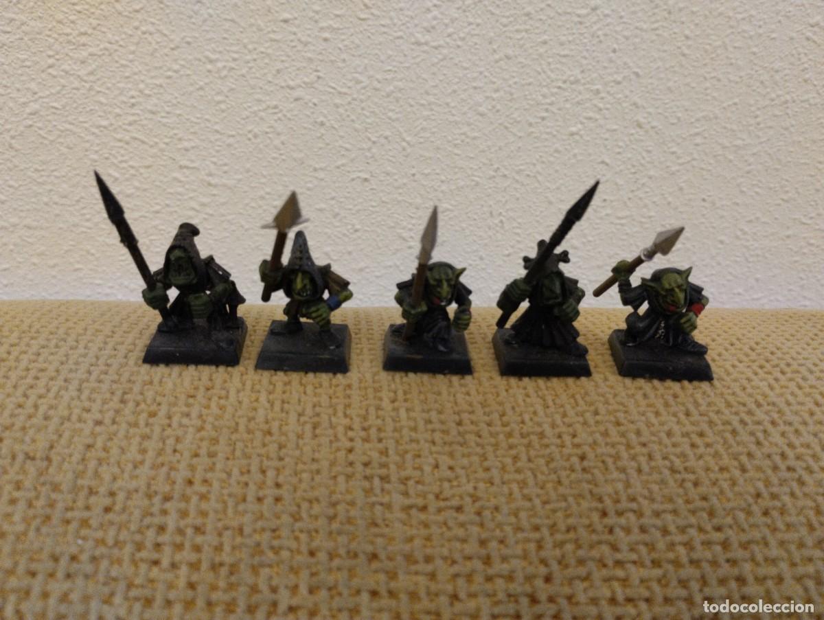Juegos antiguos: Ejercito lanceros Goblins nocturnos - Foto 4