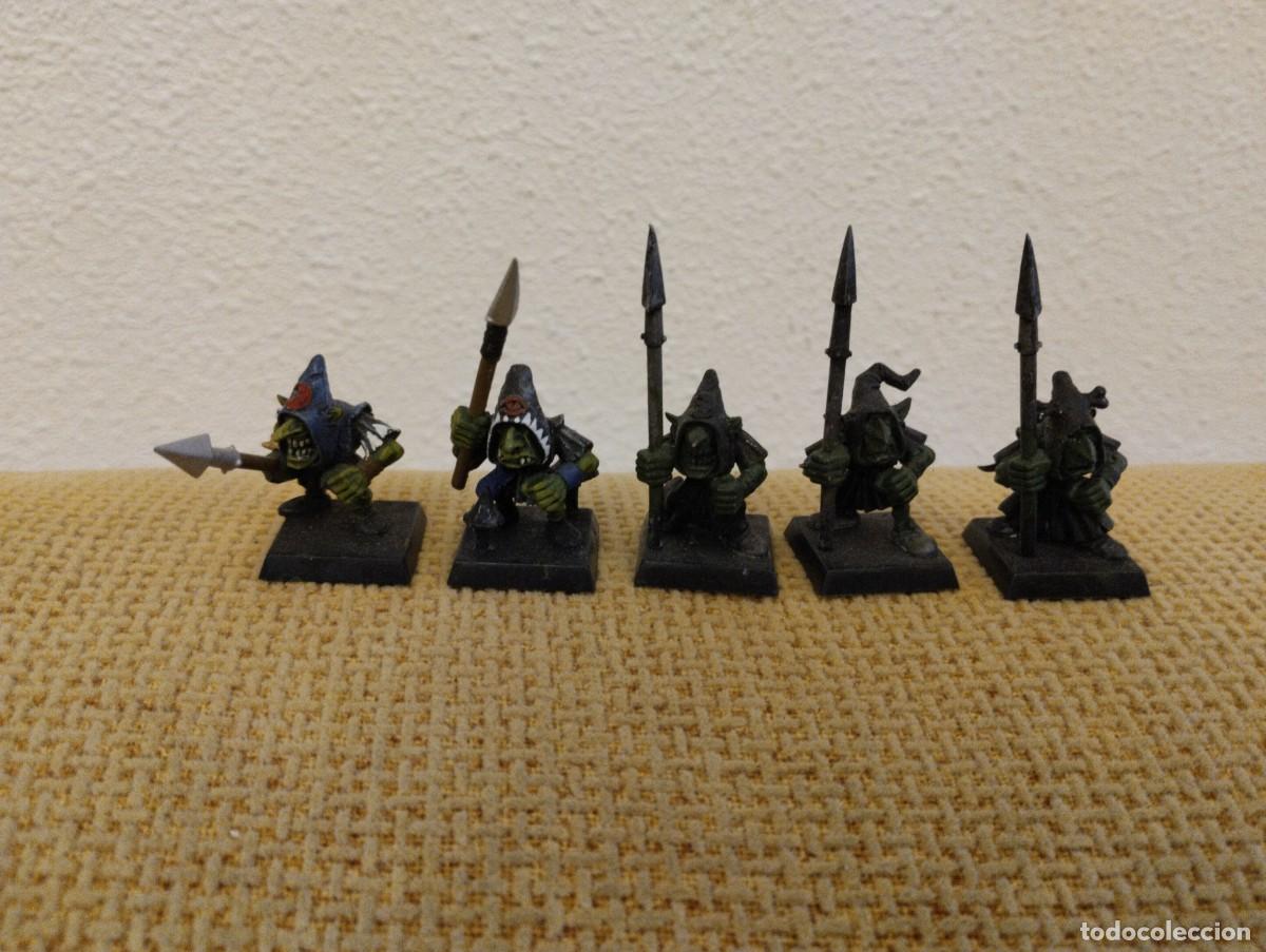 Juegos antiguos: Ejercito lanceros Goblins nocturnos - Foto 6