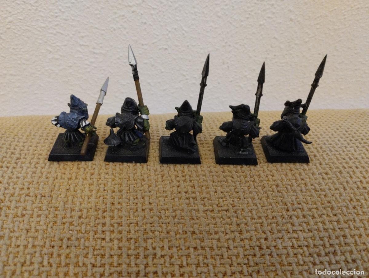 Juegos antiguos: Ejercito lanceros Goblins nocturnos - Foto 7