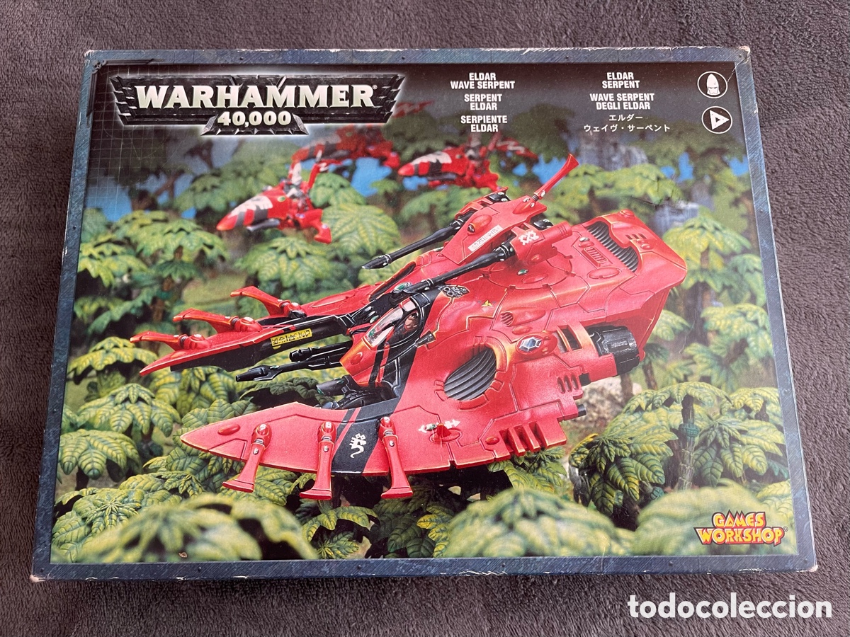 Juegos antiguos: Serpiente ELDAR WARHAMMER 40000 GAMES WORKSHOP - Foto 1