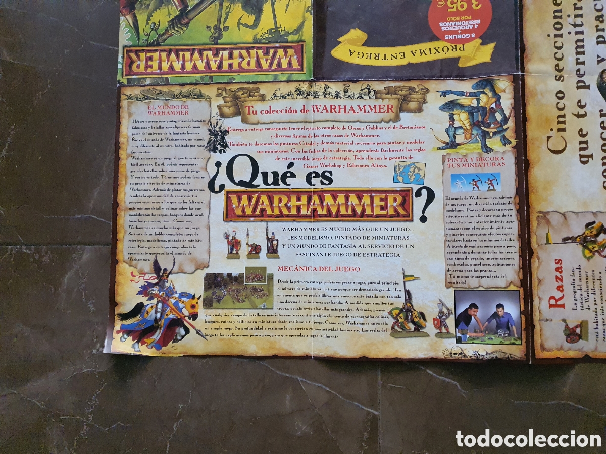 Juegos antiguos: Poster Mapa el mundo de Warhammer, a&ntilde;o 2000 - Foto 3