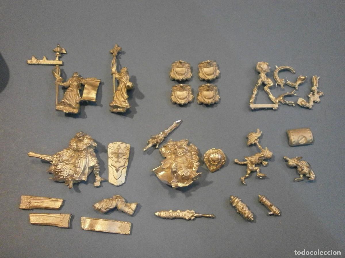 Juegos antiguos: lote de warhammer de metal - Foto 1