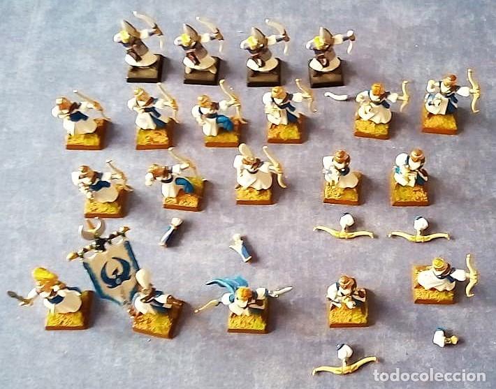 Juegos antiguos: Warhammer arqueros altos elfos - Foto 1