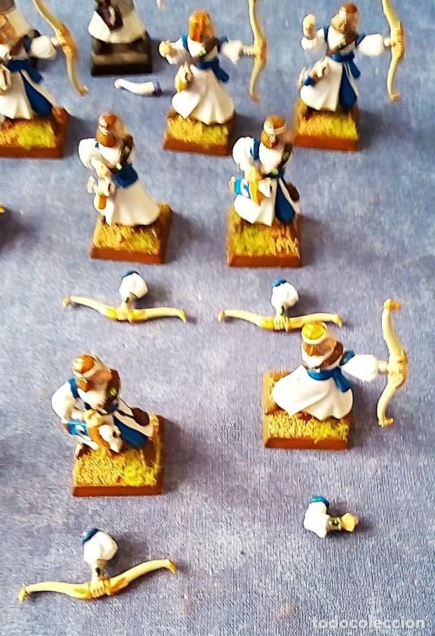 Juegos antiguos: Warhammer arqueros altos elfos - Foto 3