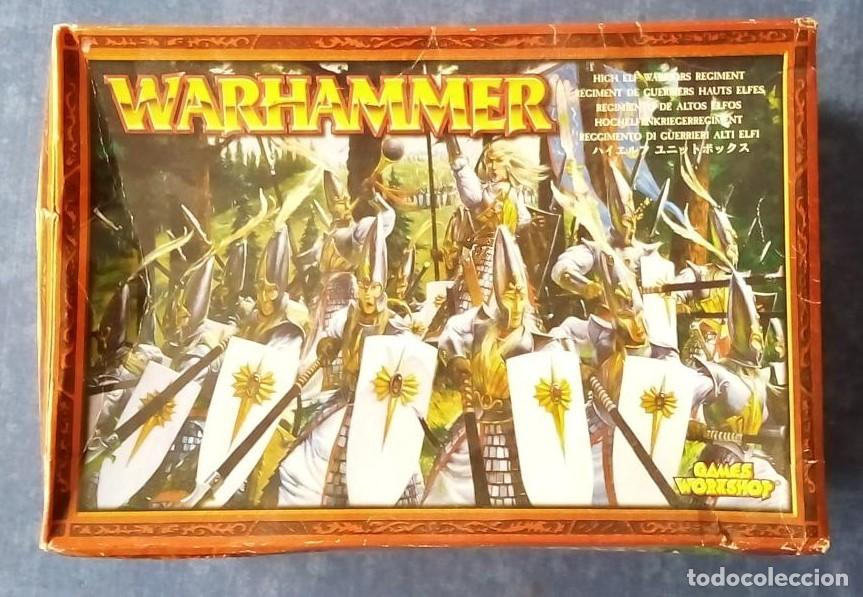 Juegos antiguos: Lanceros Altos elfos Warhammer - Foto 5