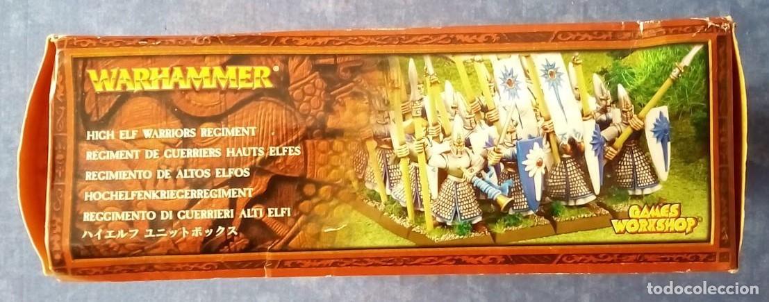 Juegos antiguos: Lanceros Altos elfos Warhammer - Foto 8