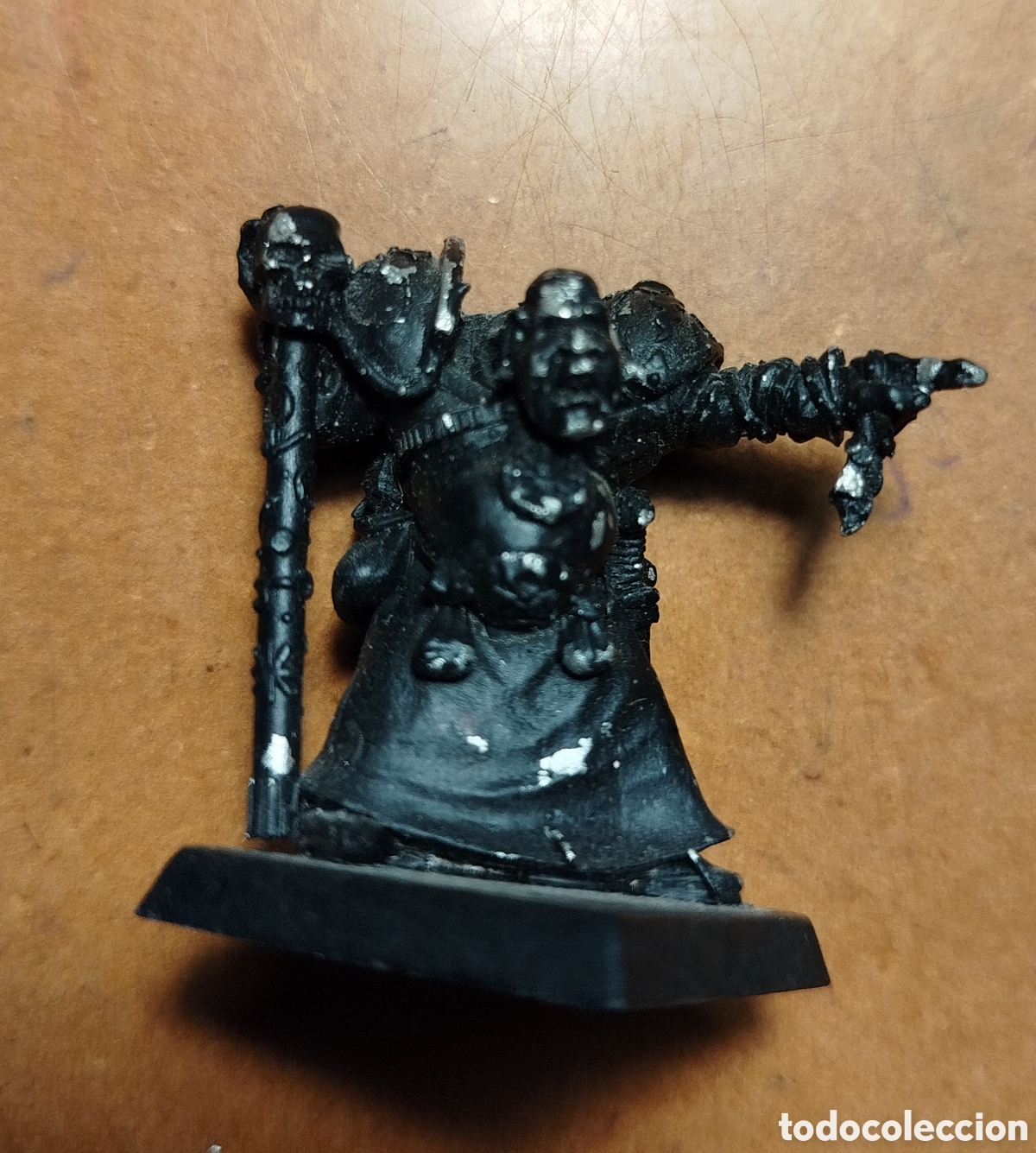 Juegos antiguos: Figura Warhammer hierro retro - Foto 1