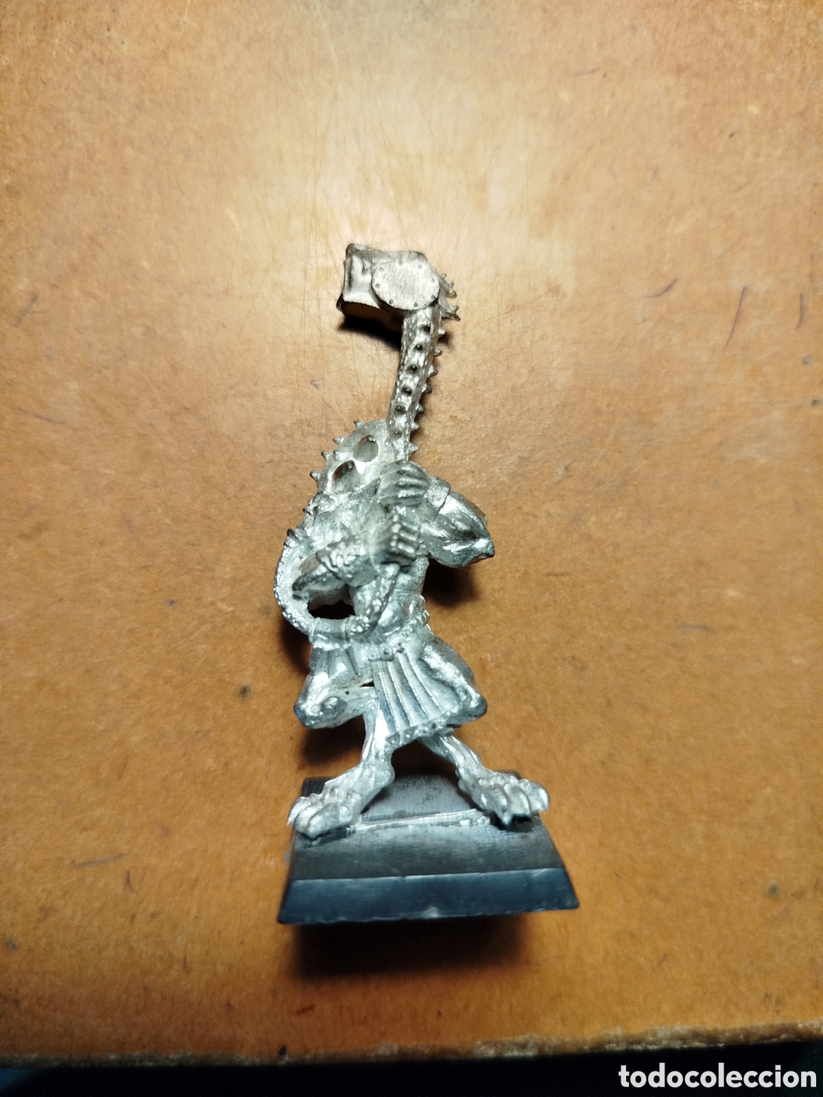Juegos antiguos: Figura Warhammer hierro retro - Foto 1