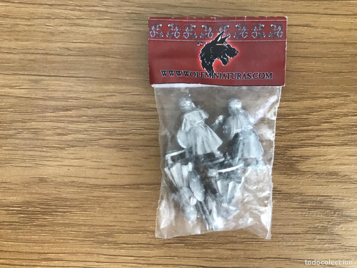 Juegos antiguos: Lote de bolsita con figuras warhammer - Foto 2