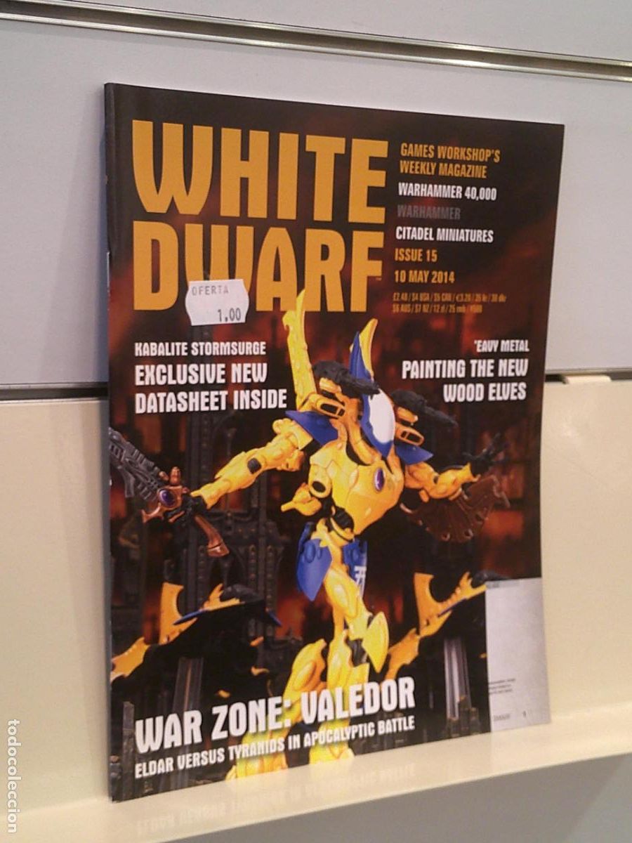 Juegos antiguos: WHITE DWARF N&ordm; 15 (EN INGLES) - GAMES WORKSHOP OFERTA - Foto 1