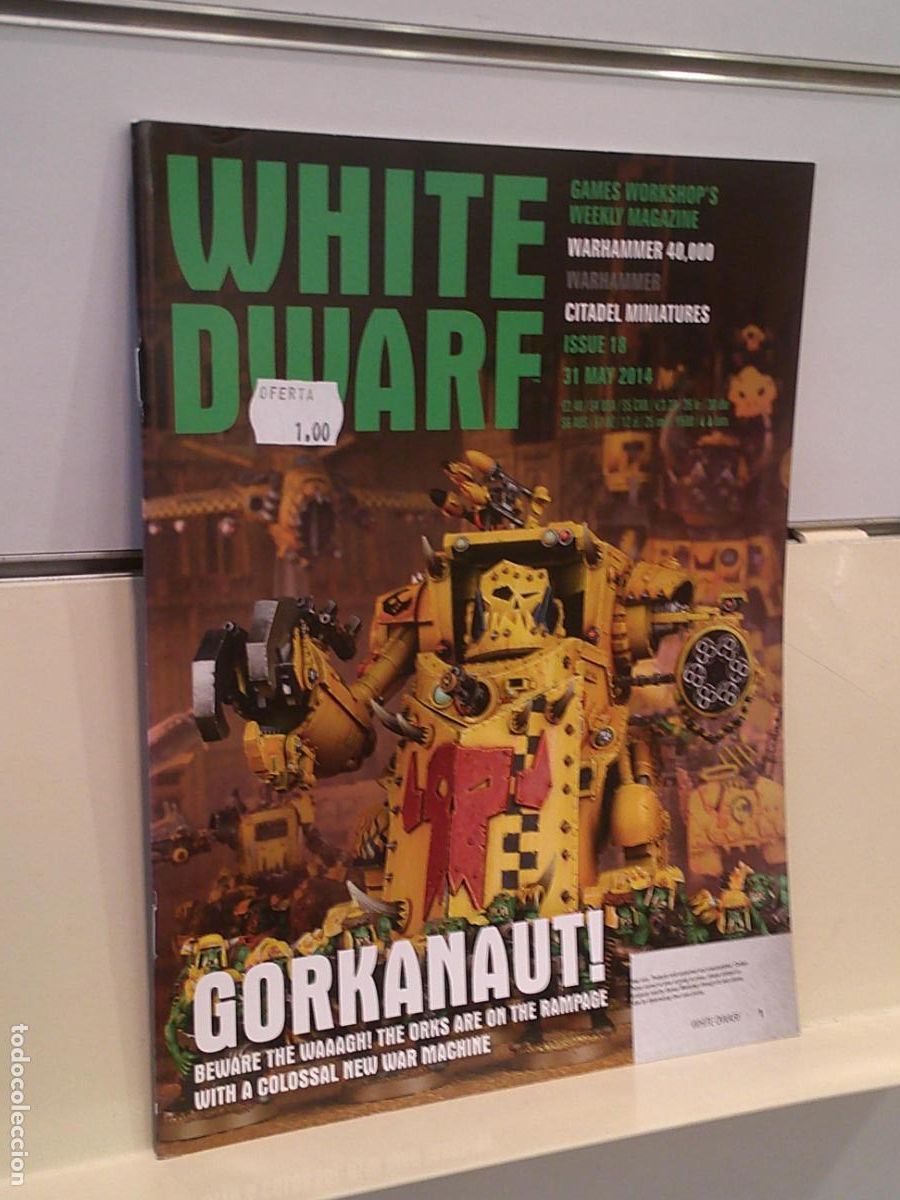 Juegos antiguos: WHITE DWARF N&ordm; 18 (EN INGLES) - GAMES WORKSHOP OFERTA - Foto 1
