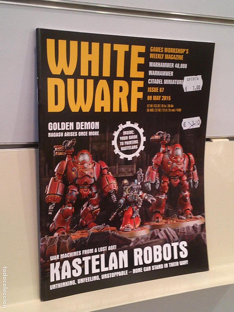 Juegos antiguos: WHITE DWARF N&ordm; 67 (EN INGLES) - GAMES WORKSHOP OFERTA - Foto 1