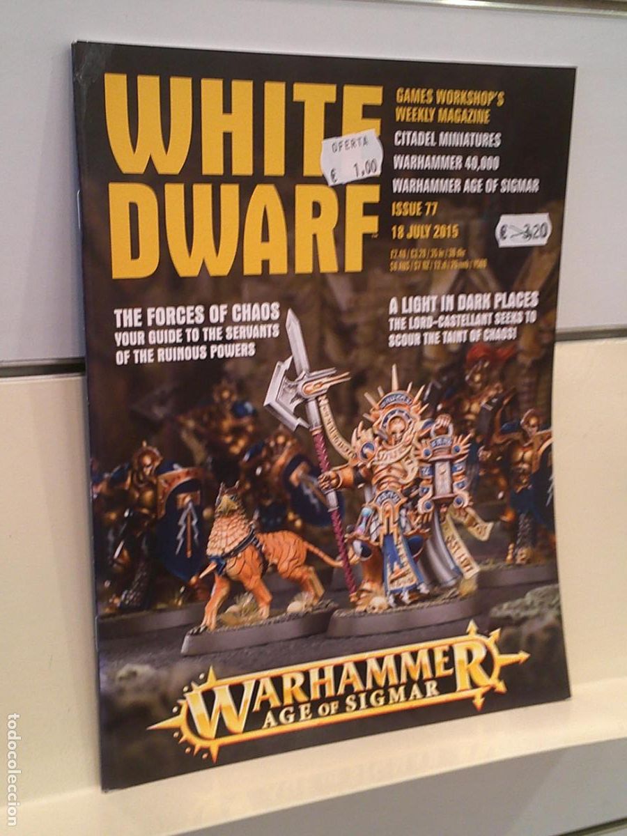 Juegos antiguos: WHITE DWARF N&ordm; 77 (EN INGLES) - GAMES WORKSHOP OFERTA - Foto 1