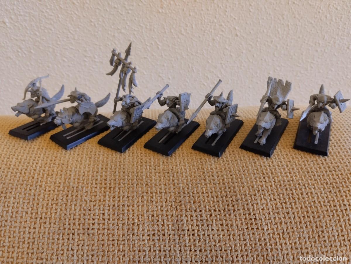 Juegos antiguos: Lote jinetes de lobo goblin - Foto 2