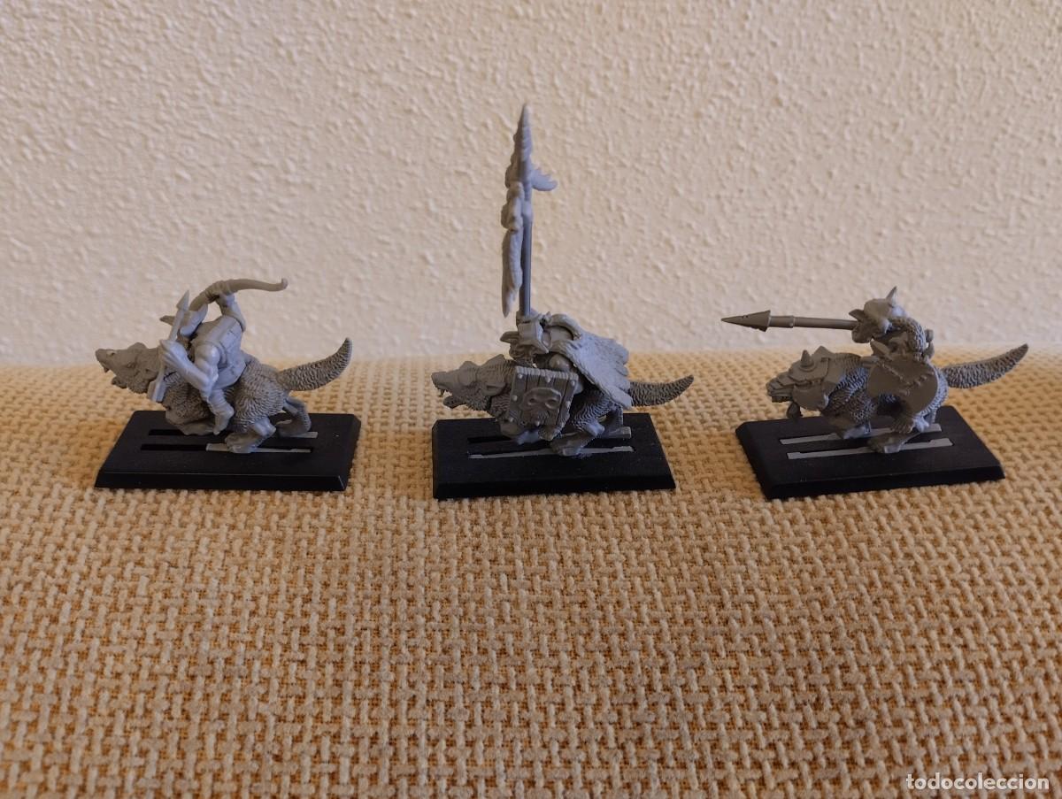 Juegos antiguos: Lote jinetes de lobo goblin - Foto 3