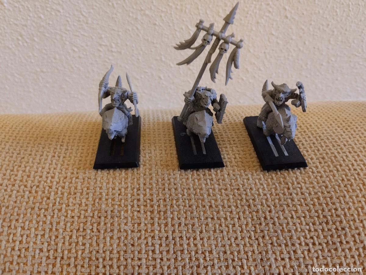 Juegos antiguos: Lote jinetes de lobo goblin - Foto 4