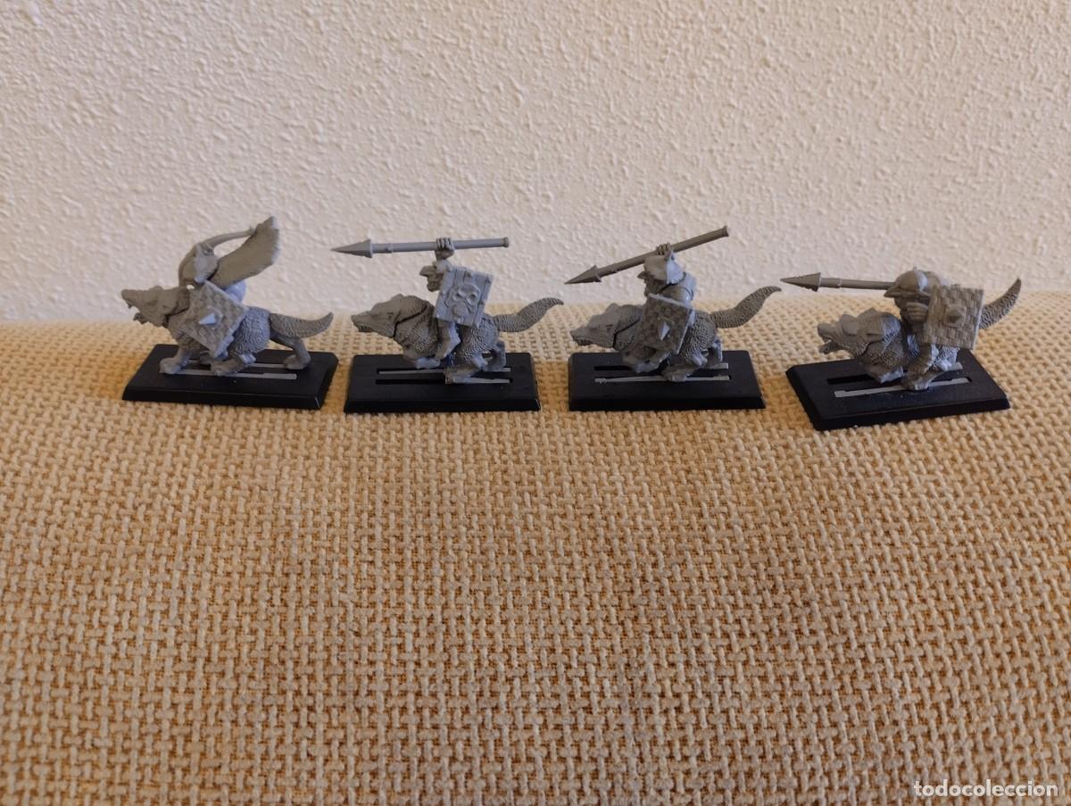 Juegos antiguos: Lote jinetes de lobo goblin - Foto 9