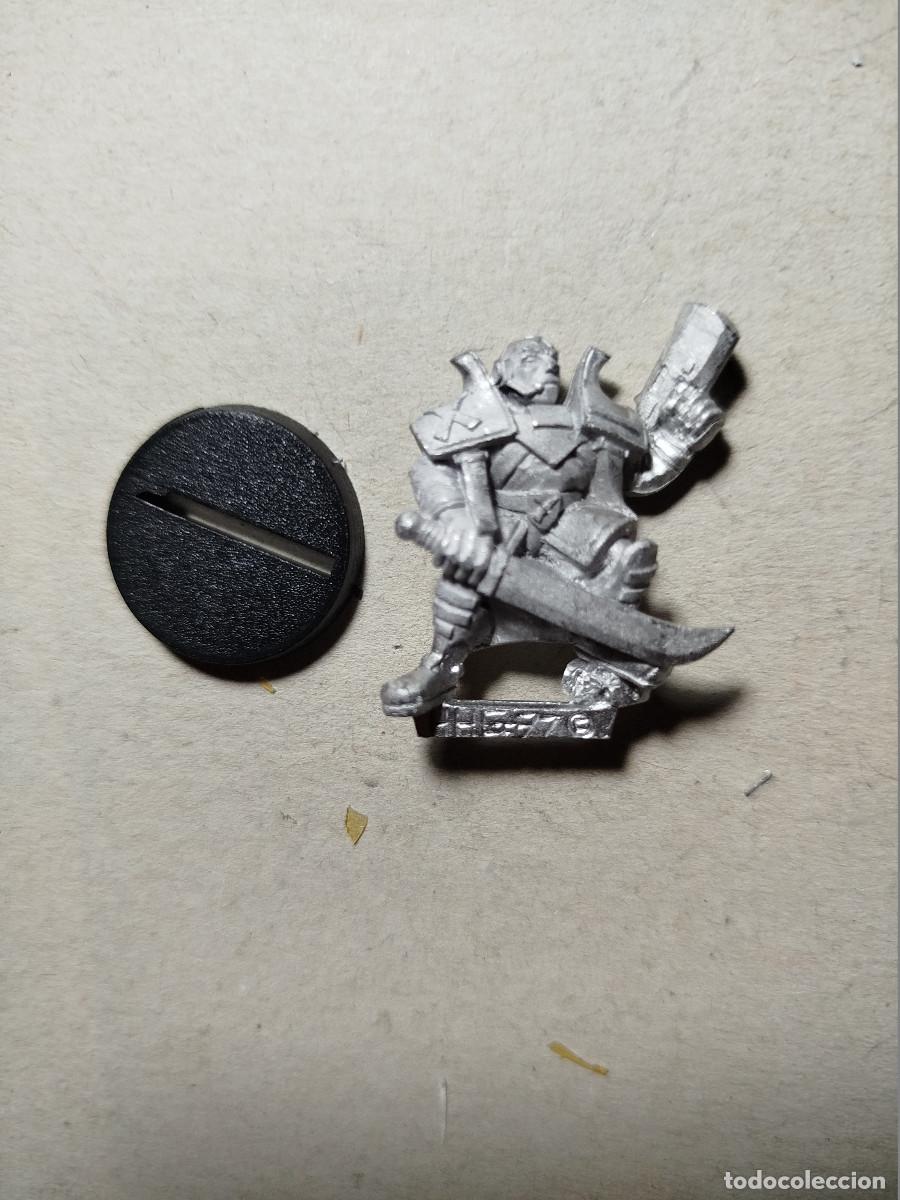 Juegos antiguos: Figura hierro warhammer retro - Foto 1
