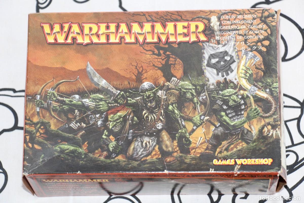 Juegos antiguos: WORKSHOP WARHAMMER GOBLIN REGIMENT REGIMIENTO DE GOBLINS INCOMPLETE - Foto 1