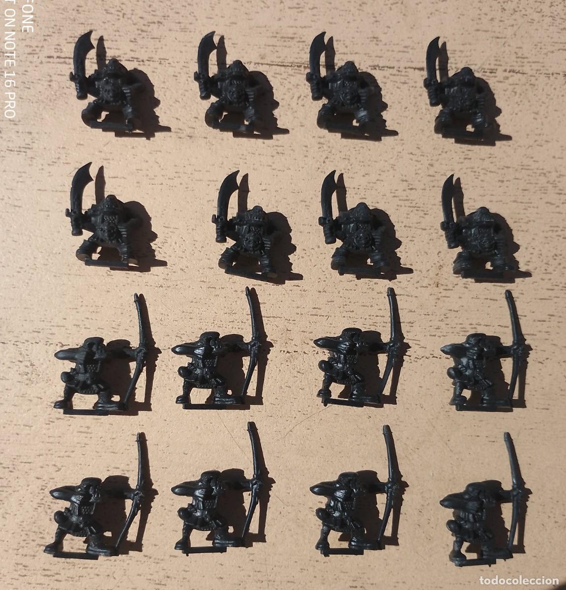 Juegos antiguos: Lote Figuras Orcos Warhammer - Foto 1