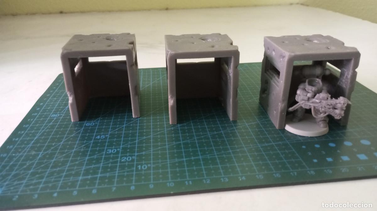 Juegos antiguos: Set escenograf&iacute;a bunkers - Foto 4