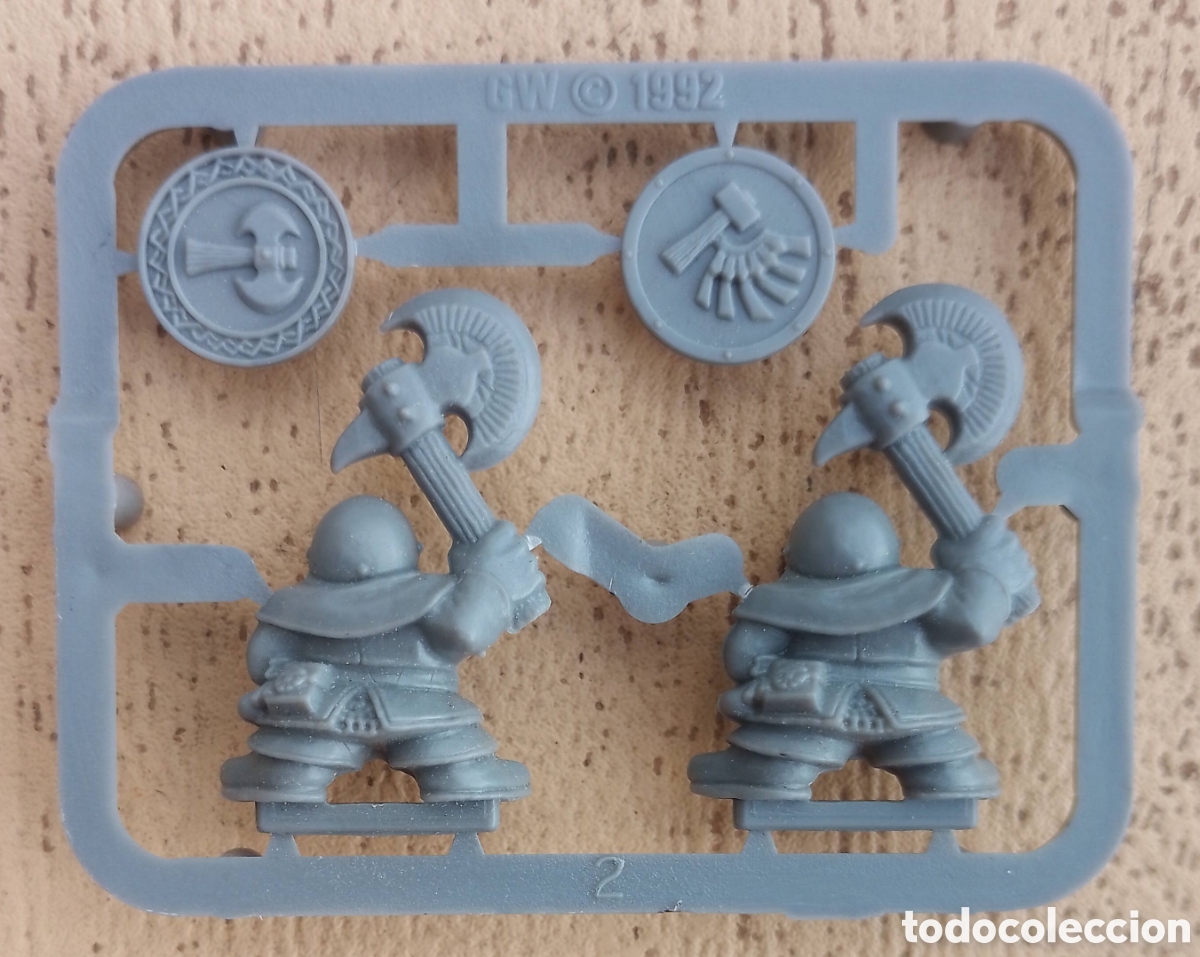 Juegos antiguos: Lote Enanos Warhammer - Foto 2
